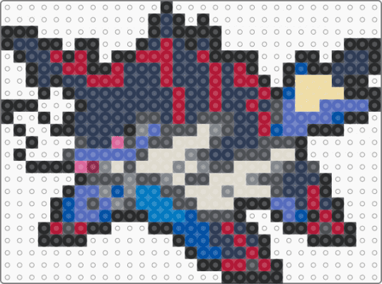 Hisuian Samurott - purple,gray,blue