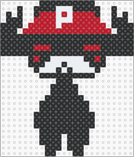 PEST - black, red, white
