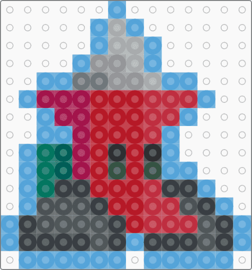 mech pin bfdi - red,light blue,pin,mech pin,bfdi,battle for dream island,bfdia