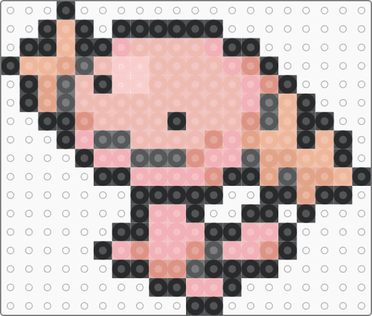 Shiny Wooper Menu Sprite - beige, pokemon
