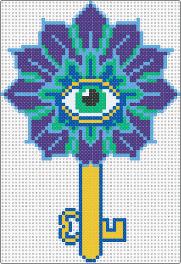 Zingara - light blue,purple,zingara,key,third eye