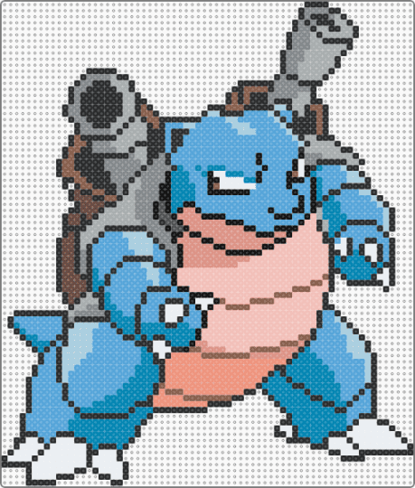 Blast - blastoise,pokemon,gaming,video game,beige,gray,light blue