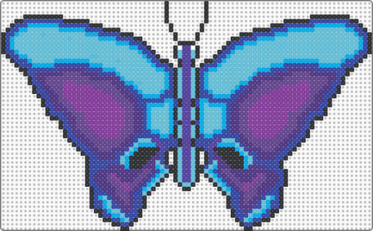Skull - purple,light blue