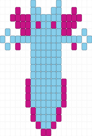 Rivulet - light blue,pink