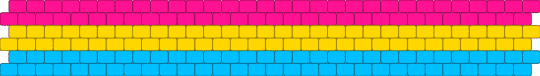 Pannn - pink,yellow,light blue