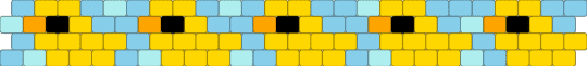 Duck Cuff - light blue,yellow