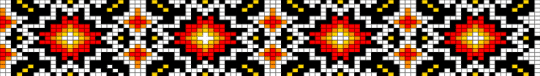Medicine wheel star - white,red