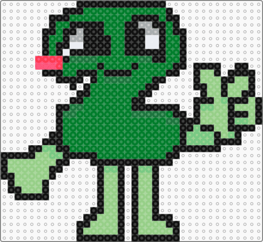 Two-Tpot - green,teal,tpot,two,number,algebralien,silly,cute,easy