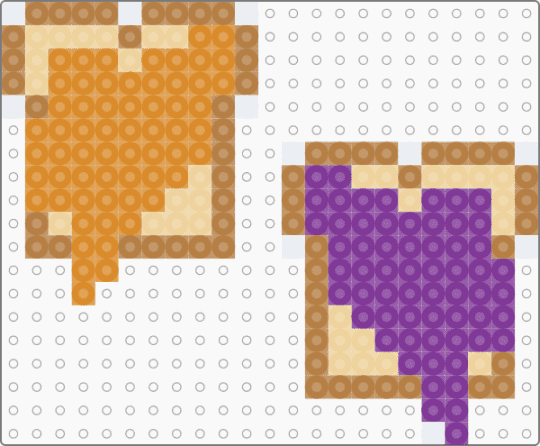 Pbj - tan,pink,orange