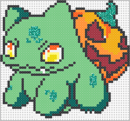 Spooky Bulbasaur - bulbasaur,jackolantern,pumpkin,halloween,spooky,teal
