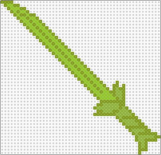 Grass Sword - gold, green