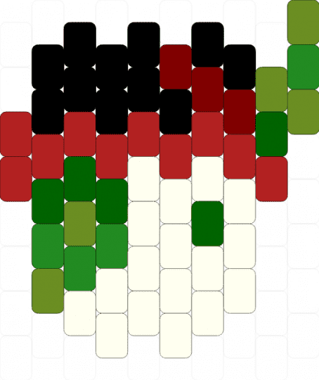 Panacean Griefer - Block Tales - red,green,block tales,plant,roblox,robloxian,griefer,game,green guy,hat