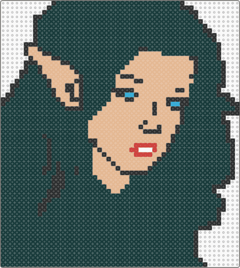 An Elven Queen - black,beige,cotdfanfiction,moonlivelykp,elven,queen