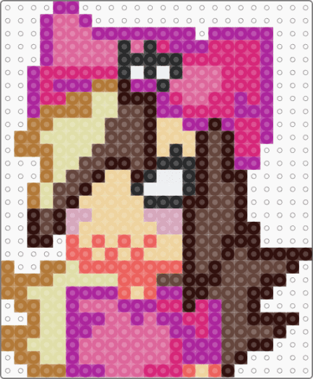 ISSBROKIE - brown, pink