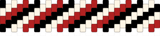 𓆩Vampire spiral cuff𓆪 - red, white