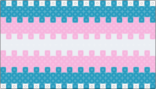 Trans pattern - light blue,pink