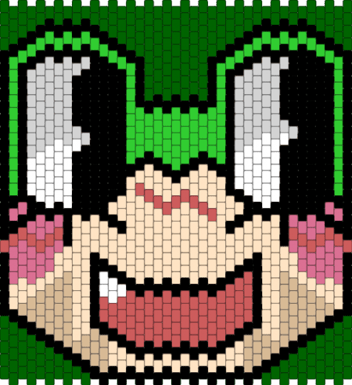 RIBBIT BAG PANEL 1!!! - green,beige,tadc,jax,ribbit,ribbitrabbit,pomni,funnybunny