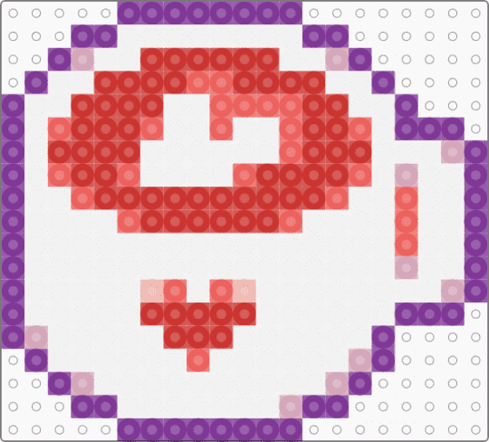 cuppa - white,pink,red