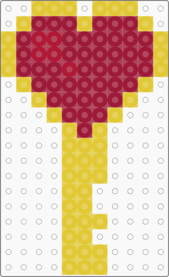 Heart key - red,yellow,cotdkeys