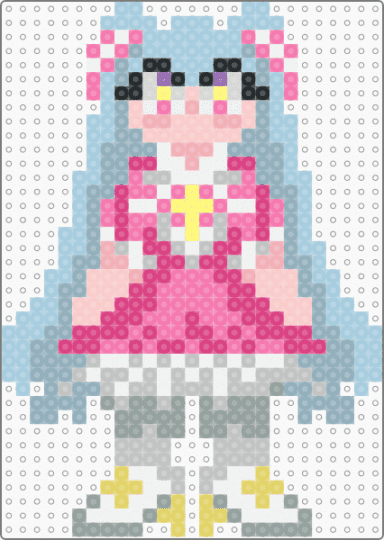 retry now Miku! - light blue,pink,beige,miku,hatsune miku,vocaloid,music,robot,anime,kawaii