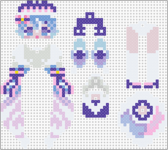 snow miku 2023 dangle! - white,purple,light blue,pink,hatsune miku,keychain,anime,vocaloid,miku,winter,snow,kawaii
