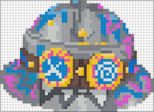 isha's hat - blue,gray,isha,arcane,jinx,ekko,hat
