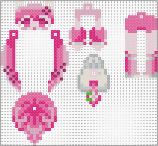 sakura miku dangle! - pink,hatsune miku,miku,sakura,flower,singer,teto,vocaloid,keychain