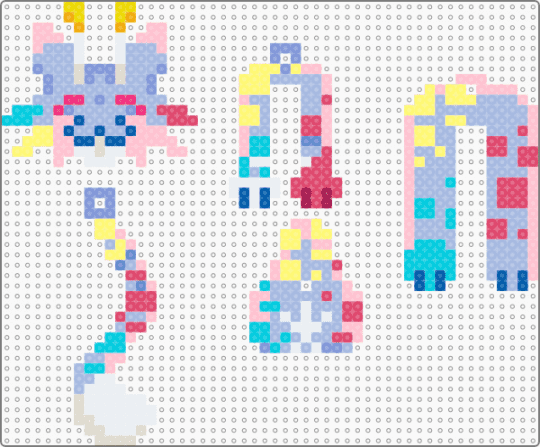 OC dangle for @sleepykandi - light blue,pink,dangle,character,oc,cat,anime,cute,keychain
