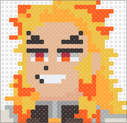 rengoku kyojuro! - beige,orange,yellow,demonslayer,kny,kimetsu no yaiba,rengoku,hashira,kyojuro,akaza,anime