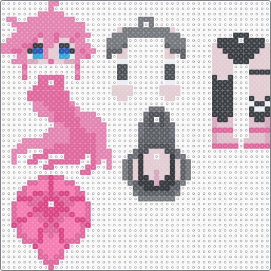 IA dangle! - pink,gray,ia,vocaloid,hatsune miku,keychain,charm,miku,anime,kawaii