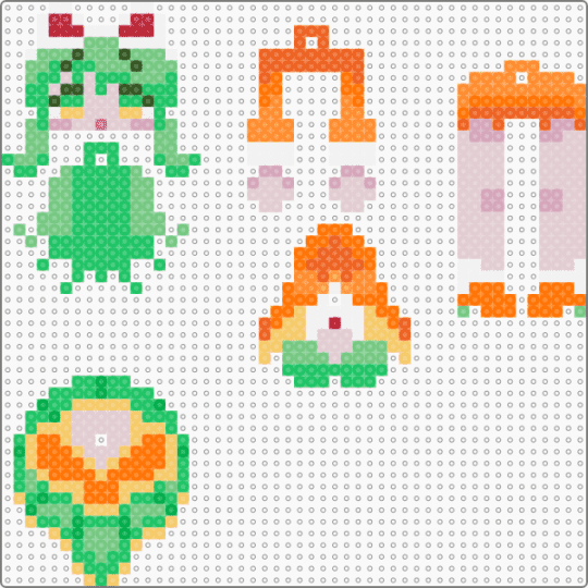 gumi dangle! - teal,green,orange,gumi,miku,vocaloid,dangle,keychain,singer,robot,hatsune miku