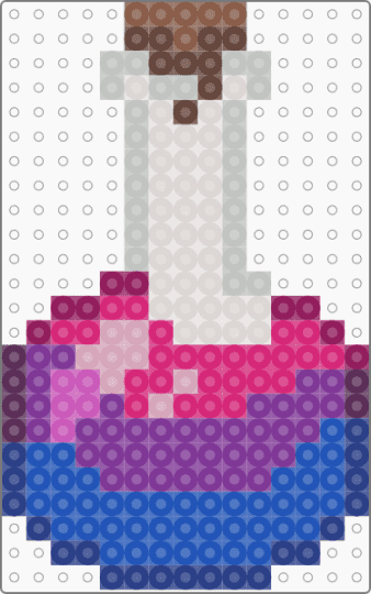 bisexual potion - beige,pink,blue,bisexual,bi,pride,flag,potion,charm