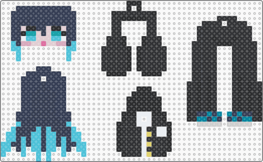 muichiro tokito dangle! - black,purple,light blue,muichiro,muichiro tokito,tanjiro,hashira,demon slayer,demonslayer,anime,keychain