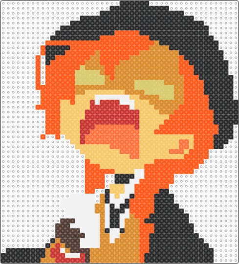 Short Angry Ginger (Chuuya Nakahara from Bsd) - orange