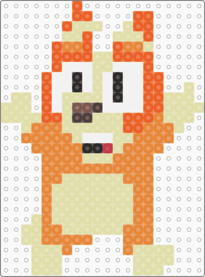 Bingo from Bluey - yellow,orange