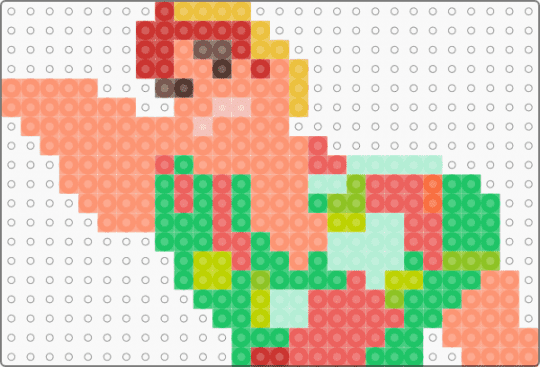 Abby from K-Pop Demon Hunters - orange,red,green