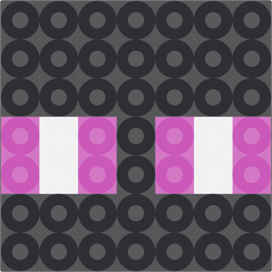 Small Enderman charm - black,pink,white,minecraft,enderman,keychain,charm,purple