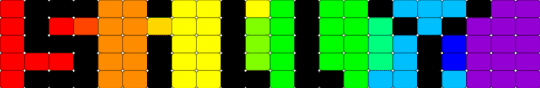 SILLY GOOBER KANDI - orange,yellow,green,purple