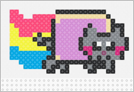 PAN NYAN CAT - white,pink,gray,colorful,request