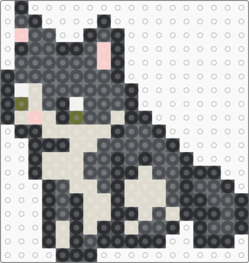 cat sprite - gray,beige