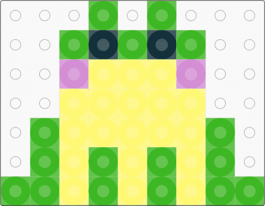 froggy - green,yellow