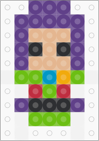 Mini Buzz Lightyear - purple,beige,green,mini,disney