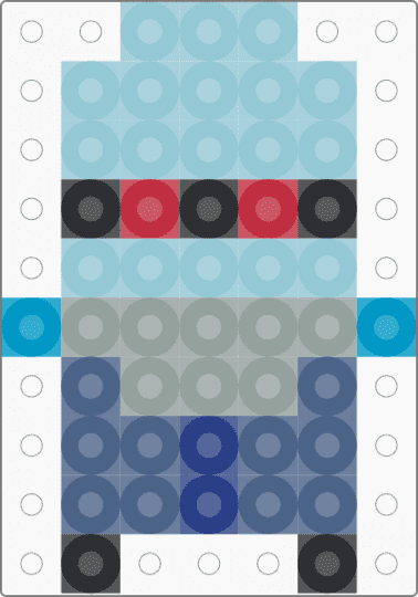 Mini Mr Freeze - light blue,blue,dc comics,mini