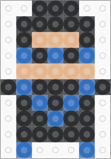 Mini Nightwing - beige,blue,dc comics,mini