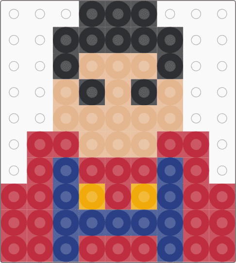 Mini Superman - red,beige,dc comics,mini