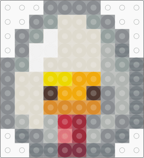 Minecraft Chicken Spawn Egg - beige, gray, minecraft