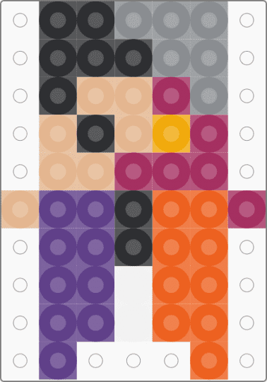 Mini Two-Face - orange,purple,dc comics,mini