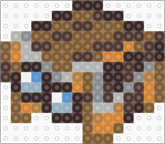Minecraft Brown Harness - tan,brown,minecraft