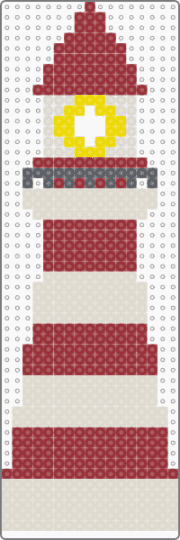 Lighthouse - beige,red,cotdlamps,lighthouse