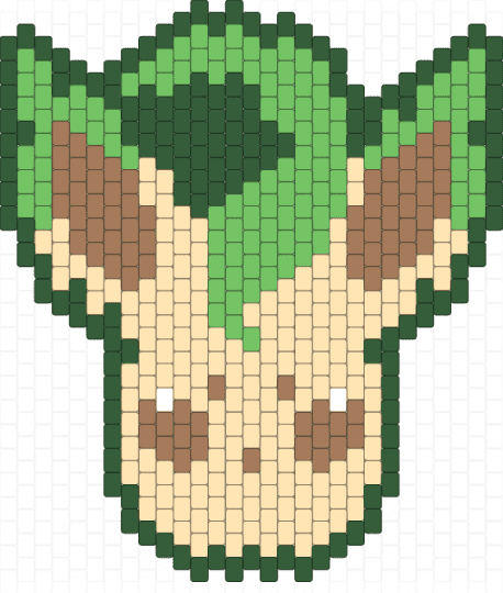 Leafeon - animal, beige, cute, eeveelution, gaming, gray, kawaii, leafeon, pokemon
